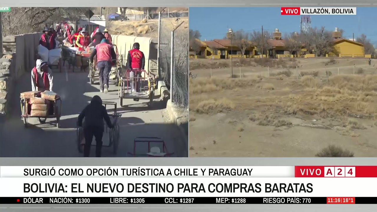 🔴 EXCLUSIVO A24: FRONTERA CON BOLIVIA, COMERCIO SIN DESCANSO