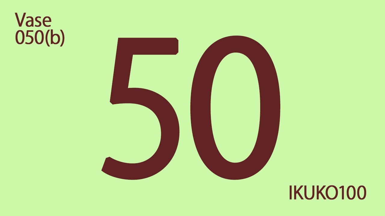 IKUKO100 Porcelain Vase no.50 (b) 
