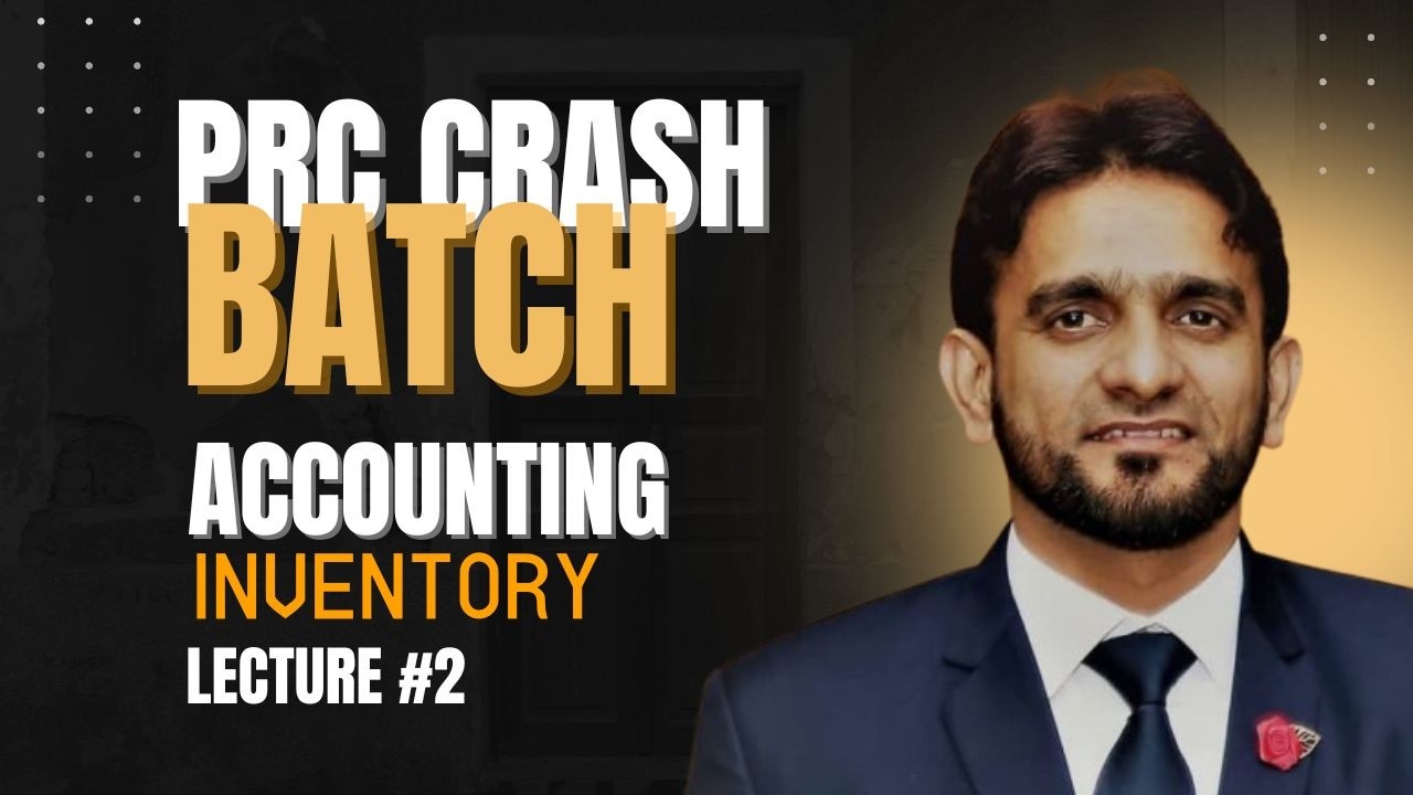 Lecture # 2 PRC 1 FOA Inventory