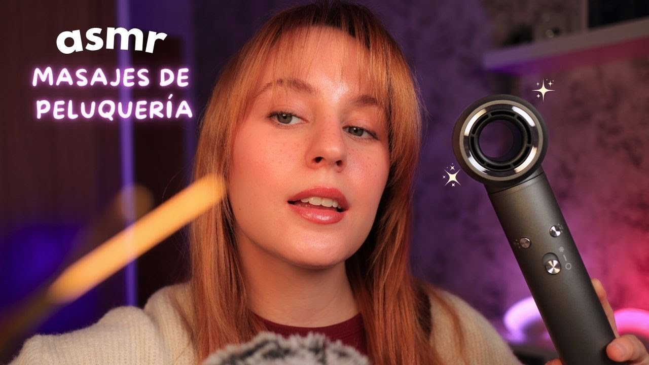 ASMR ✂️  Te LAVO EL PELO y te lo corto ✨【peluquería relajante】
