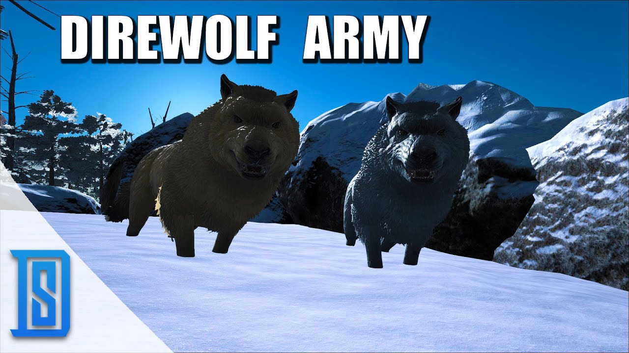 Ark: Survival Evolved-Season 7 P.28- DIREWOLF ARMY BEGINS/KING OF THE NORTH!