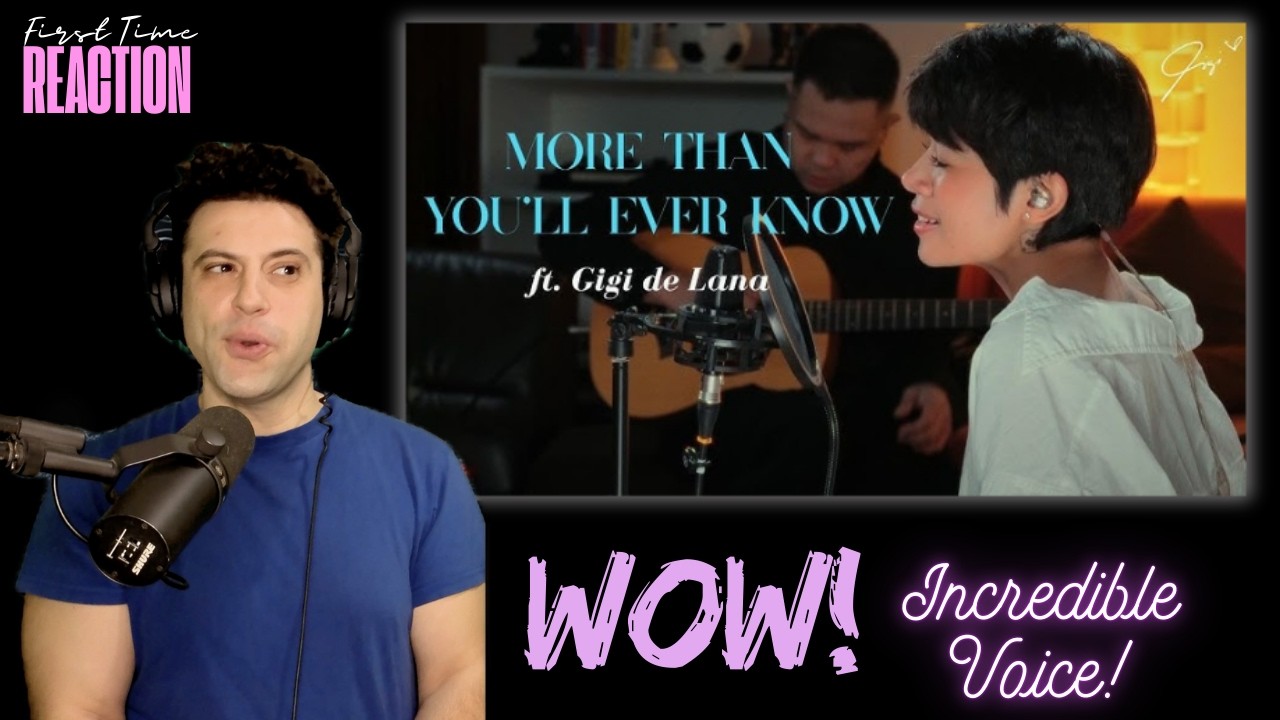 Gigi De Lana BIGGEST Fan REACTS to More Than You'll Ever Know - Michael Ruff (cover) - Acoustic