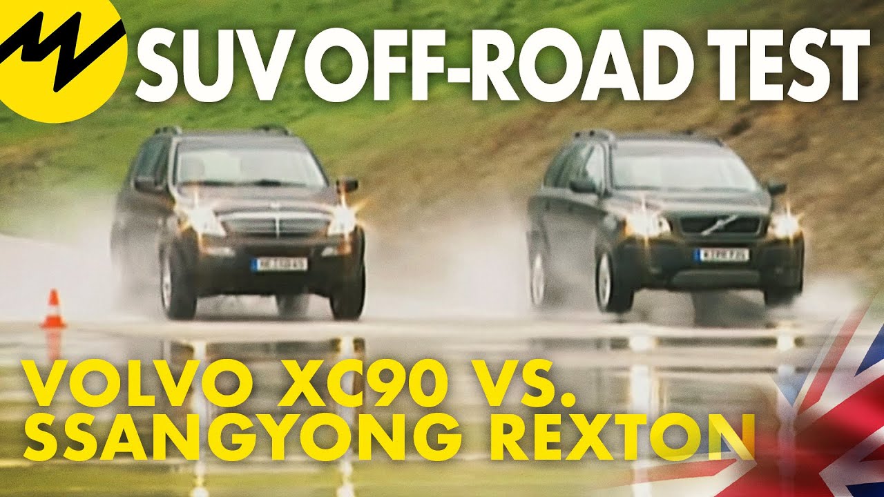 Тест внедорожника на бездорожье | Volvo XC90 против Ssangyong Rexton | Motorvision