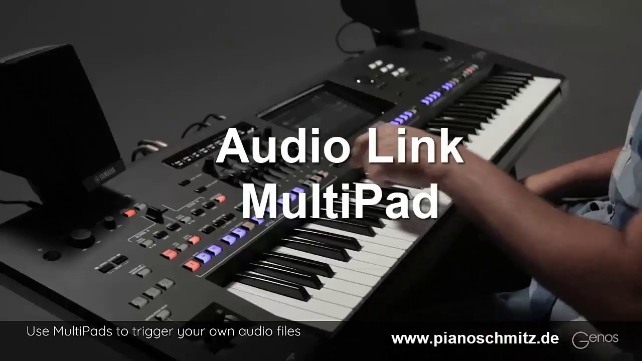 Yamaha Genos   Audio Link MultiPad