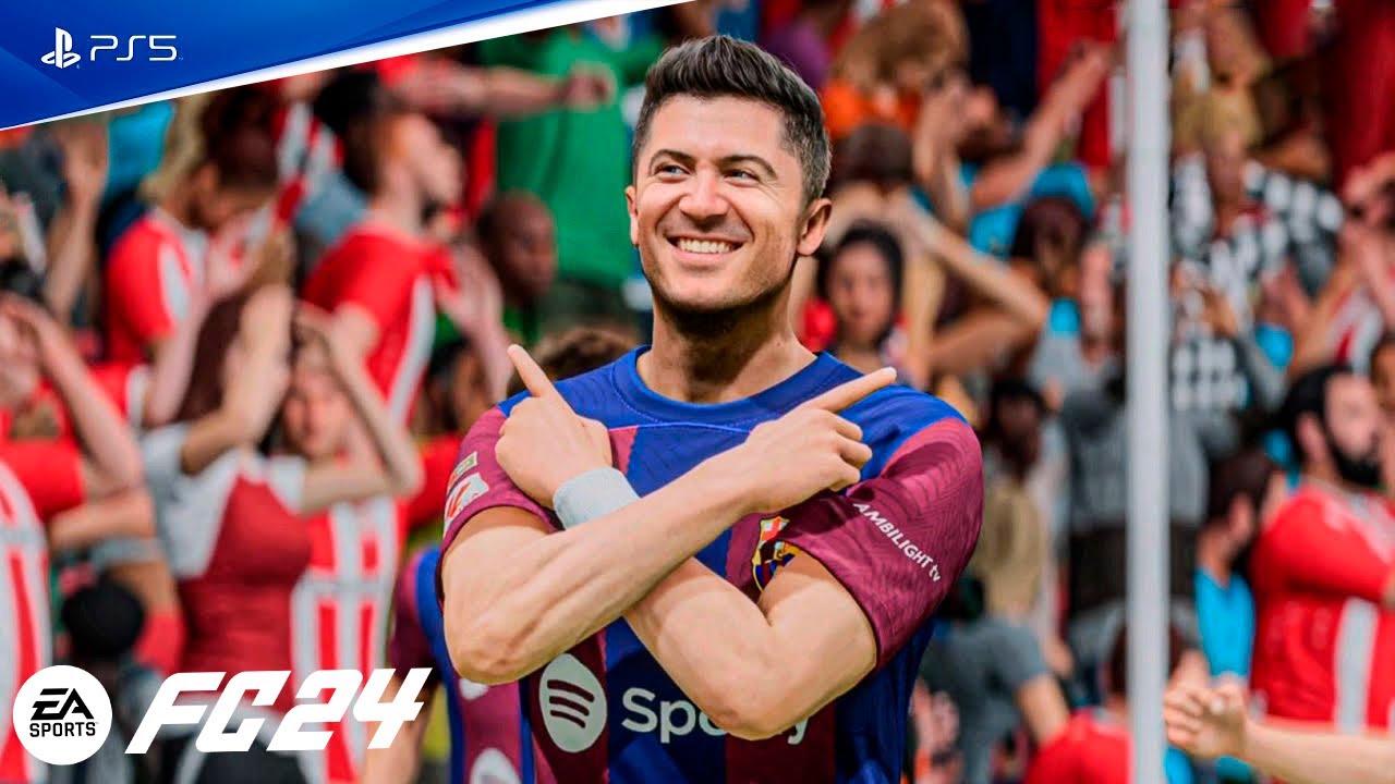 FC 24 Барселона - Ман Юнайтед ⚽ Лига Чемпионов Финал 232\4 [PS5 Slim] Полный Матча