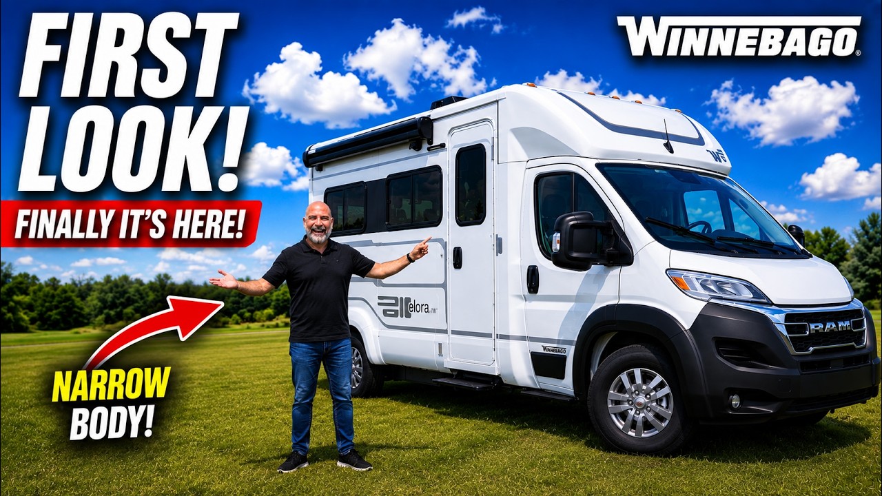 PIERWSZE SPOJRZENIE: Najmniejszy kamper klasy C od Winnebago w HISTORII! (Przegląd Winnebago Elor...