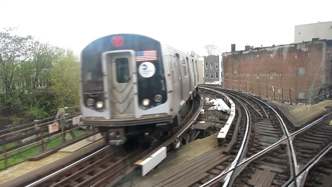J + Air Train ride from Essex Street to JFK Terminal 1, NYC