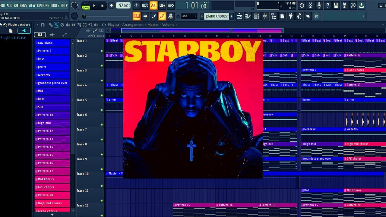 [FREE FLP] The Weeknd - Starboy ft. Daft Punk (Fl Studio Remake) [100% accurate]