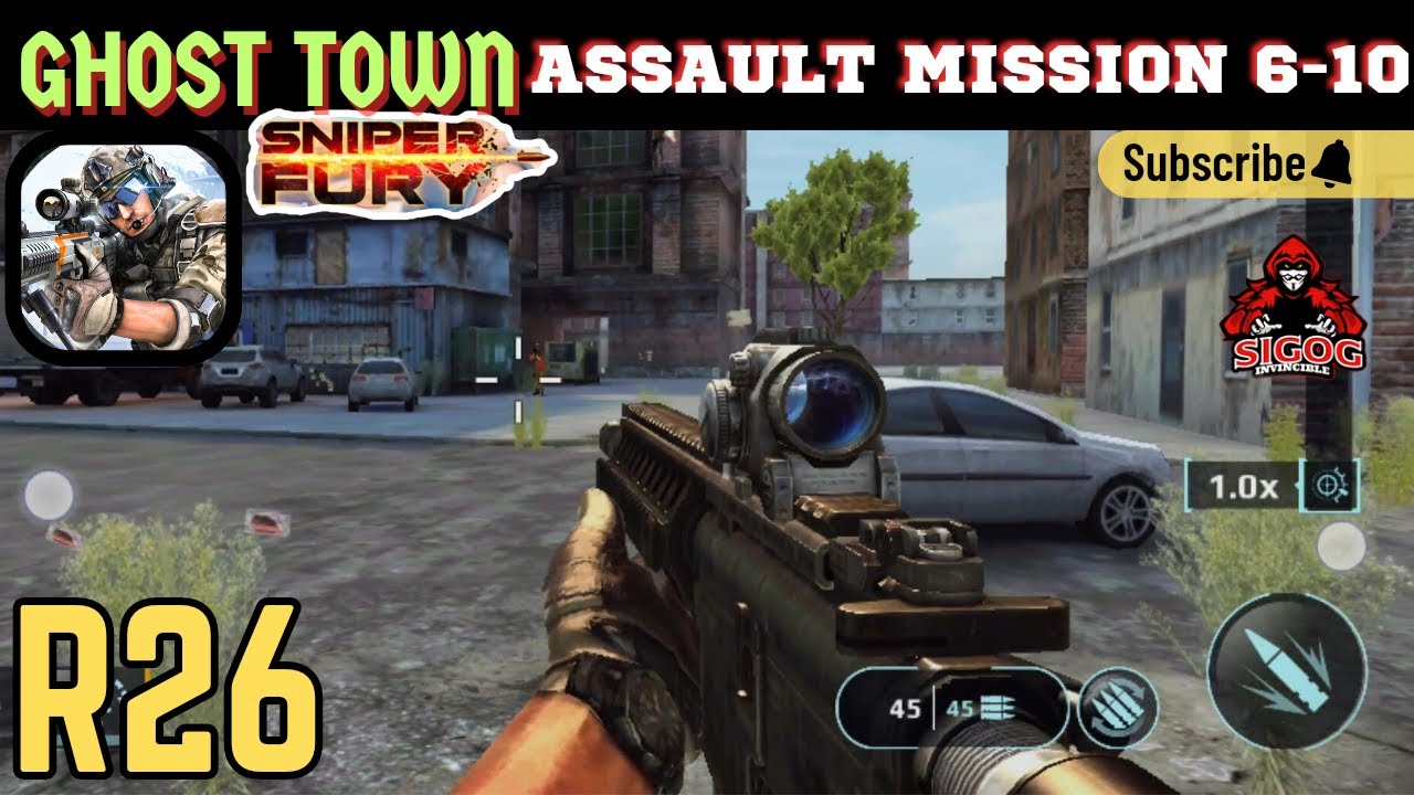 The REAL Reason Sigog Dominates Sniper Fury R26 in Ghost Town Assault Mission 6-10