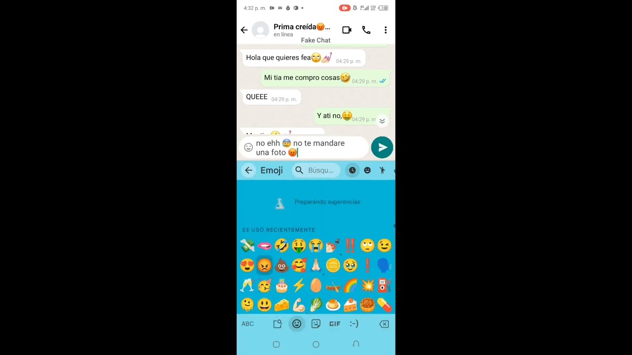 Chat falso mi prima es creida y mi tia millonaria🫦‼️  suscribete para parte y comenta mi ni&ntilde;e 🫦💅🏻