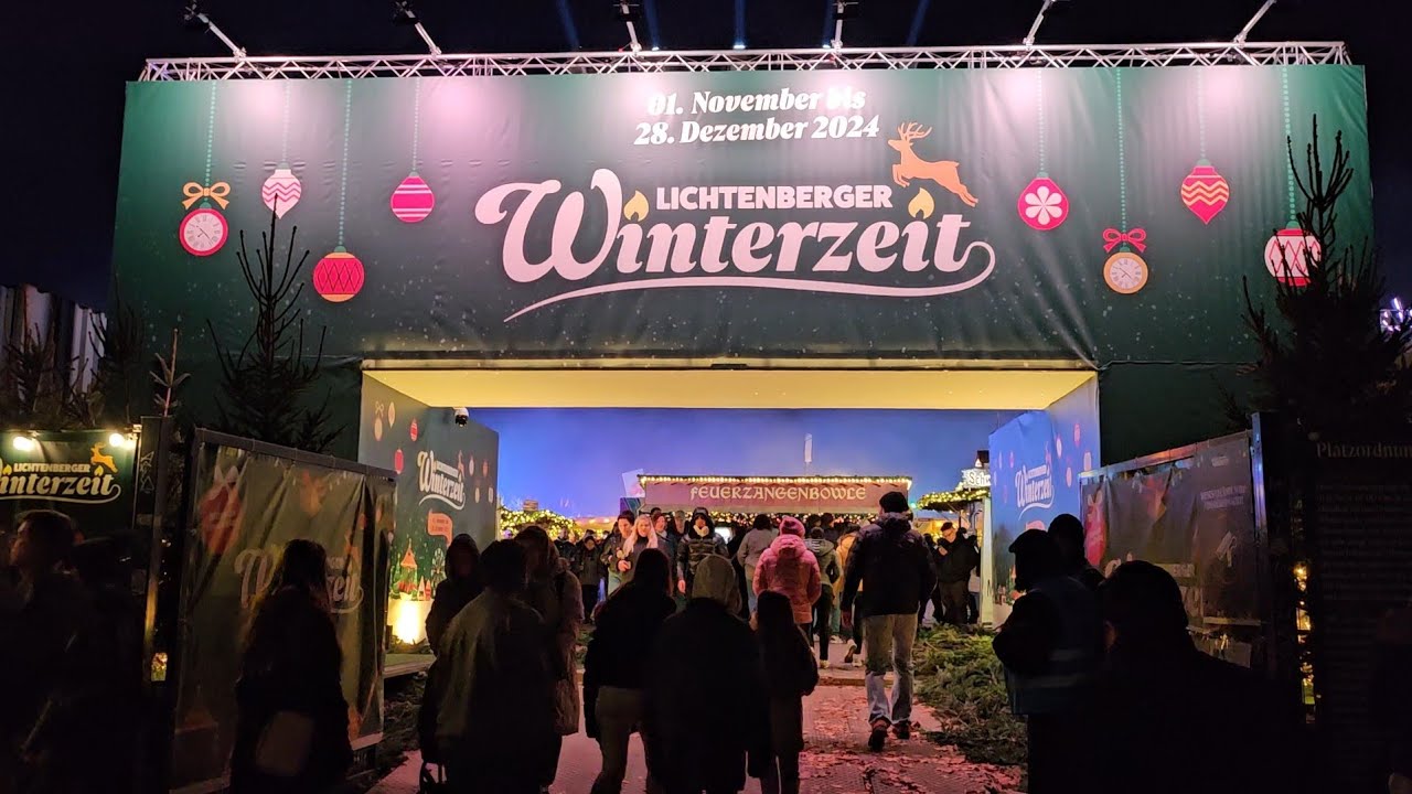 Lichtenberg Christmas Market Berlin 2024 | Best Places to visit in Winter❄Festive Vibes🌲Weinachten🎅