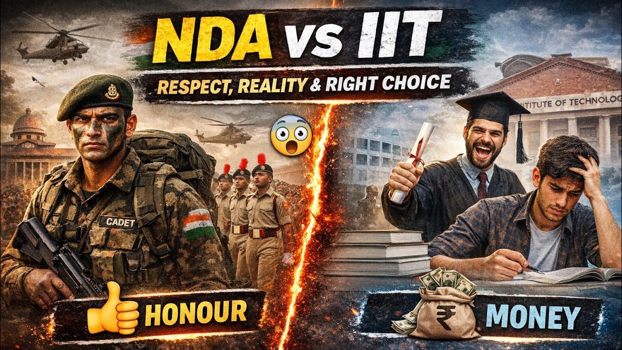 NDA vs IIT | Reality, Respect & Right Choice 🇮🇳