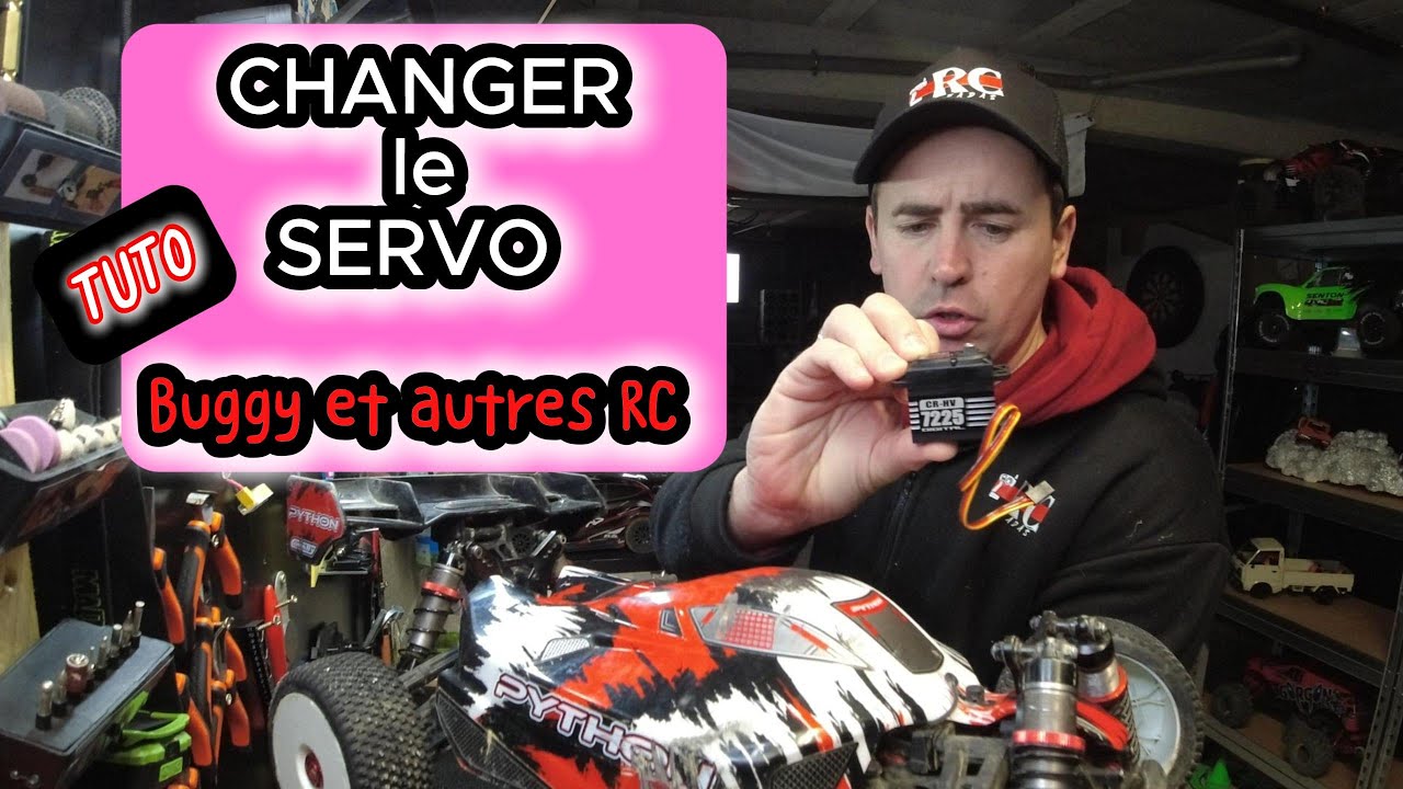 Changer le servo de direction sur un Buggy ou autres RC | TUTO