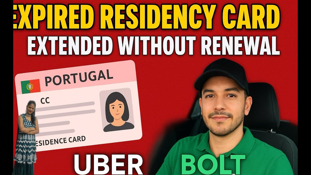 Expired Residency Card will be Extended further/ Can Work With Uber/Bolt with expired Residency Card