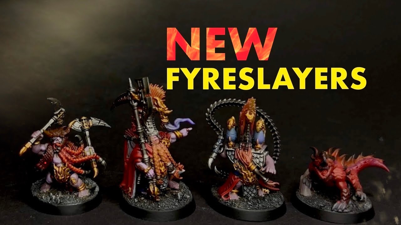 Warcry. Vulkyn Flameseekers Unboxing and comparison