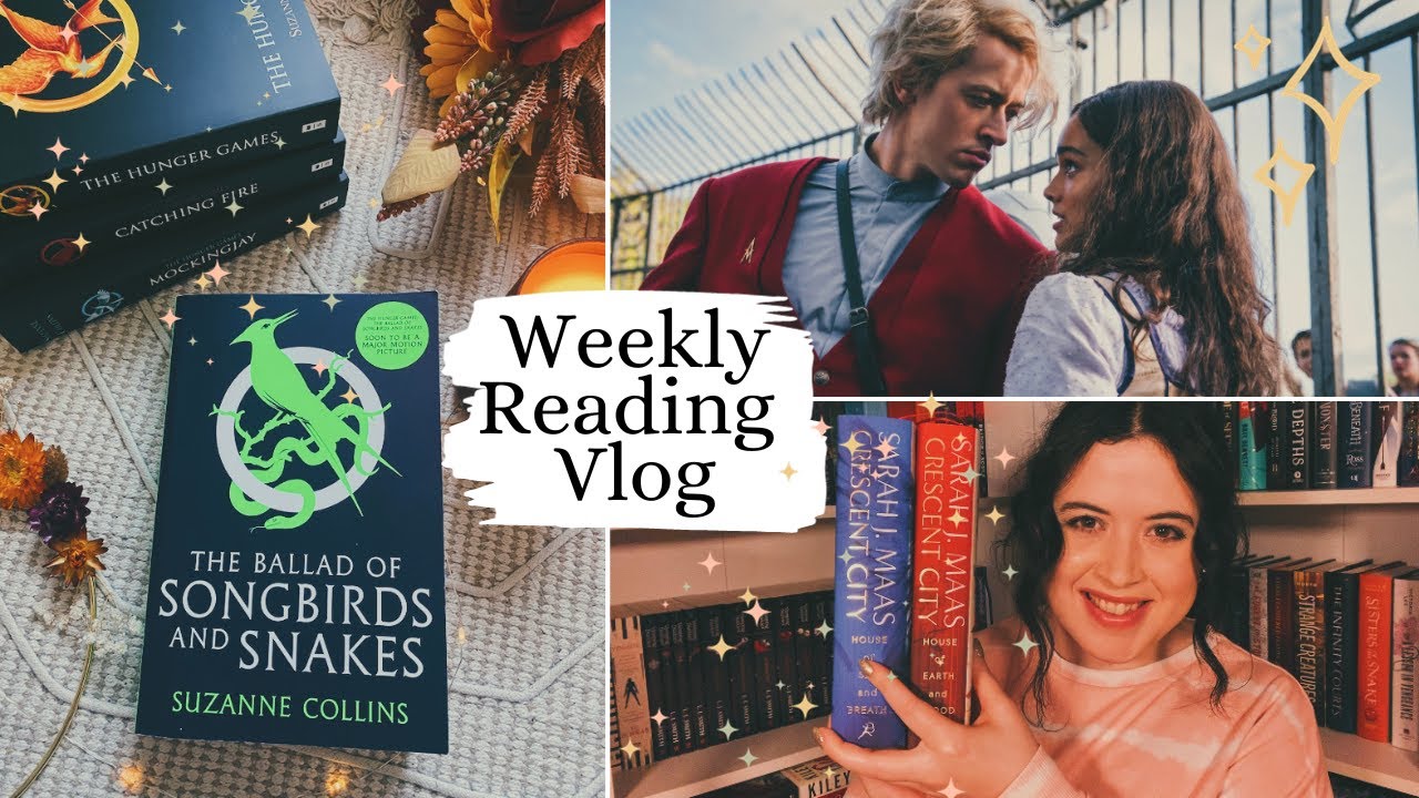 A Ballad of Songbirds & Snakes Appreciation, Book Mail & Crescent City 🌙🎄🐍 Weekly Reading Vlog