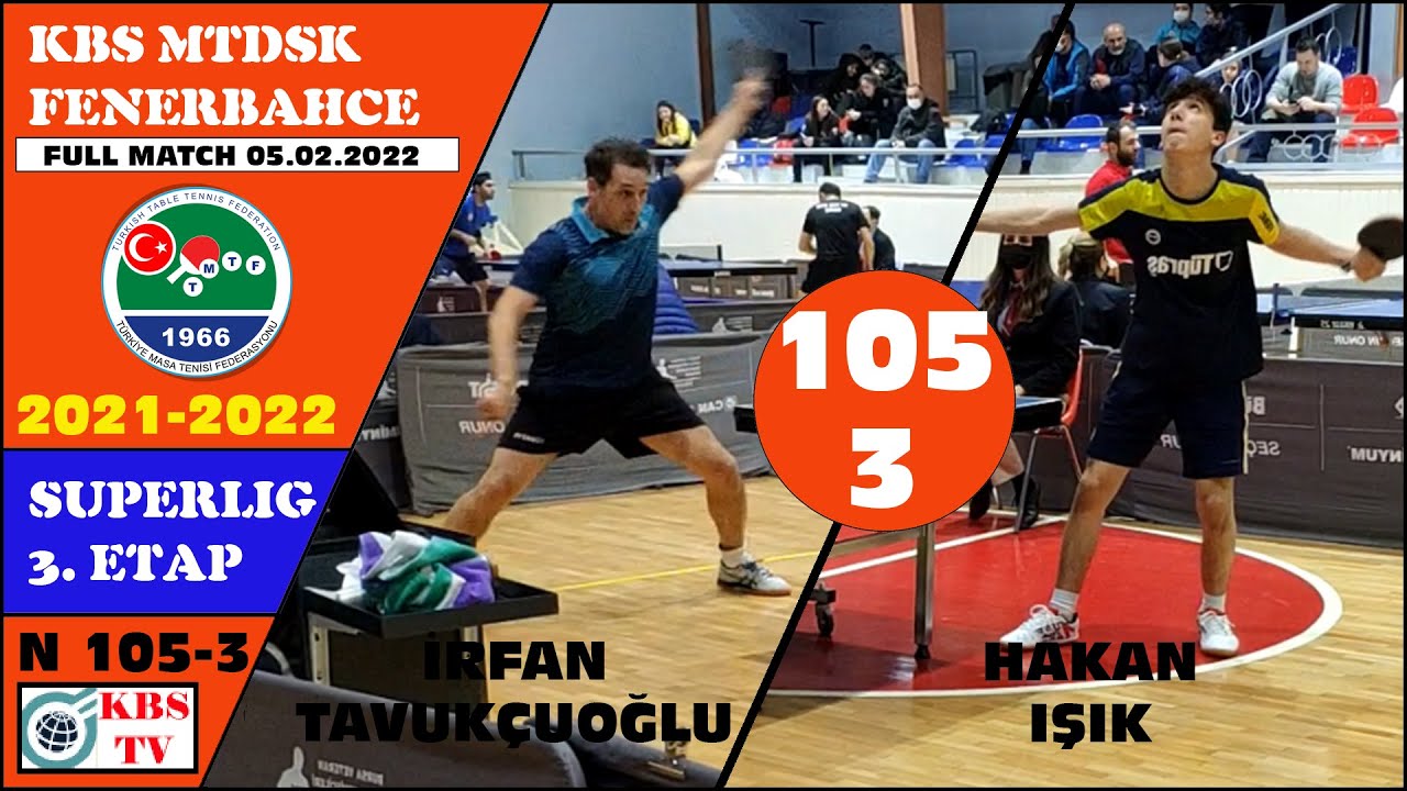 İRFAN TAVUKÇUOĞLU - HAKAN IŞIK ( KBS MTDSK - FENERBAHÇE) 2021-2022 SÜPERLİG 4. ETAP MAÇ 3
