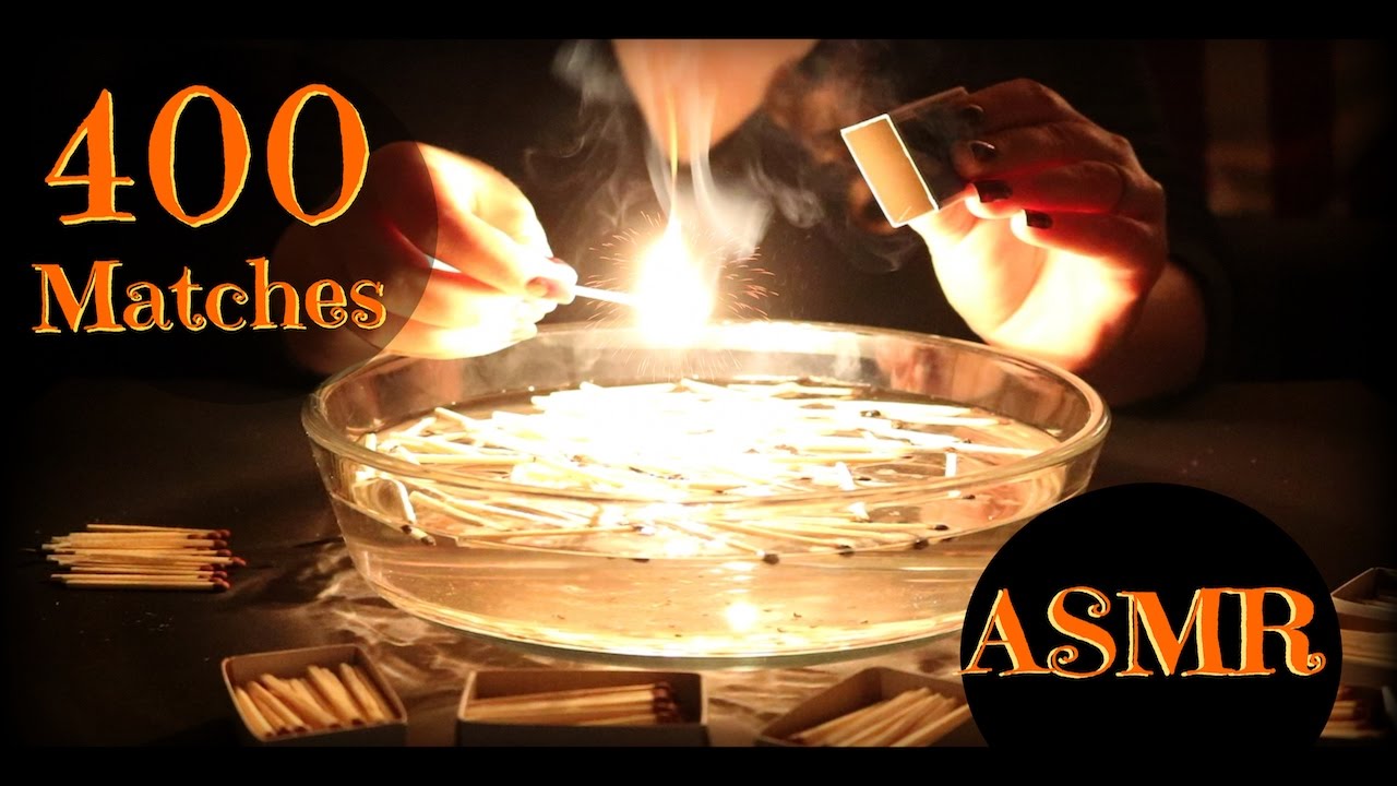 ASMR Ultimate 400 Match lighting video - No talking | ASMR Relaxation ♥