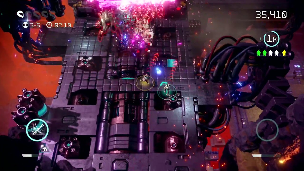 Nex Machina  2 Player Co Op Gameplay
