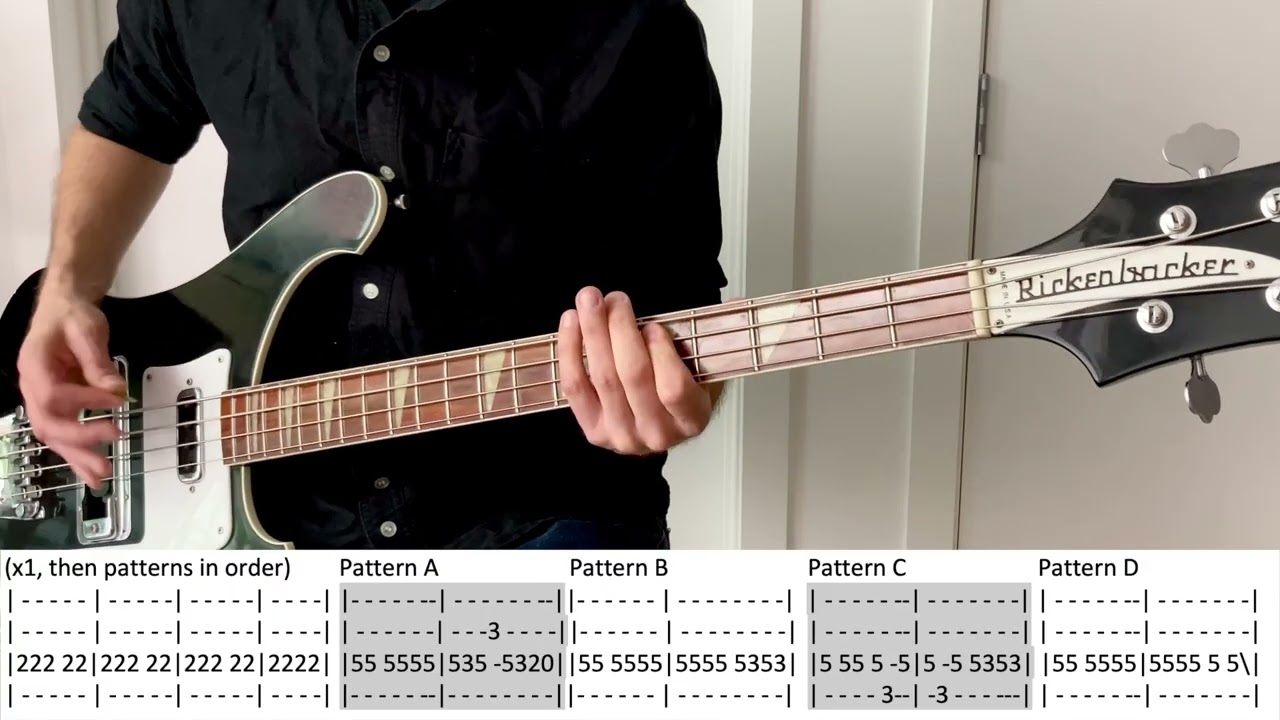Nirvana, Aneurysm. BASS COVER with TABS NOTATION