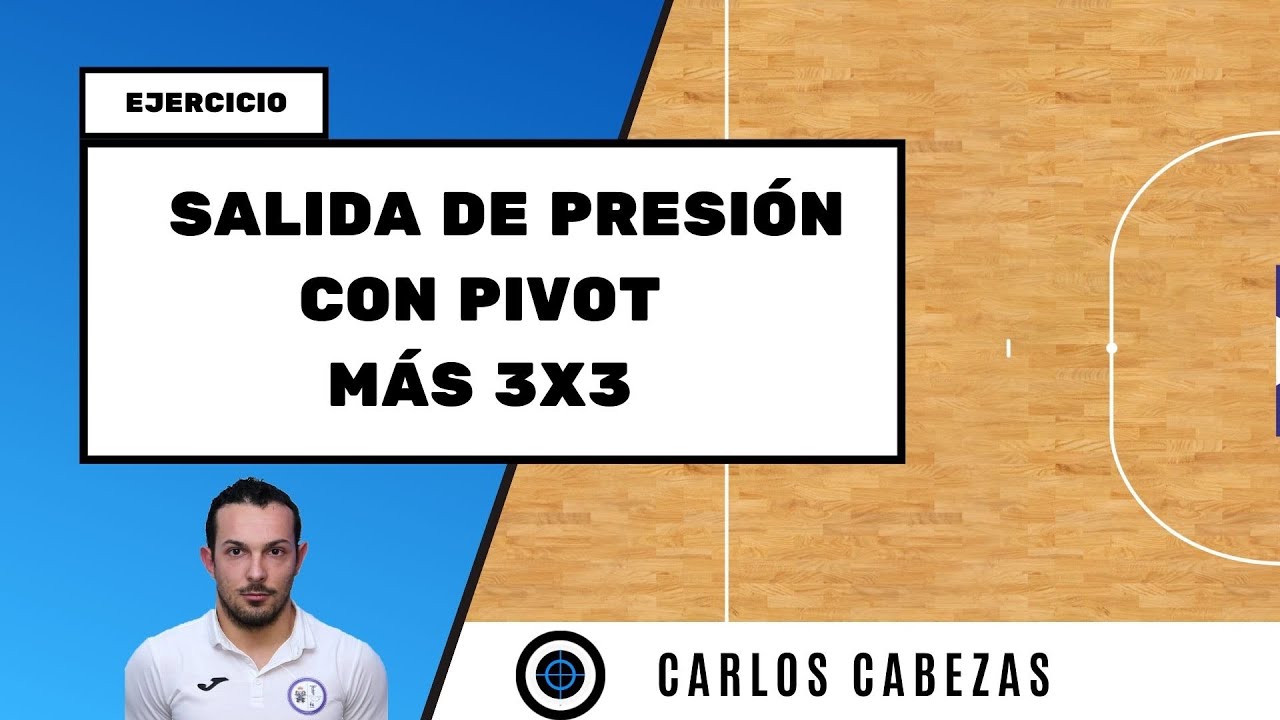 EJERCICIO SALIDA PRESIÓN con PIVOT de FÚTBOL SALA + 3X3