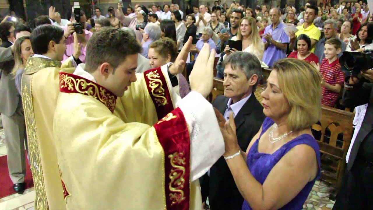 Ordenação Padre Rodolfo na Igreja santa cruz em Araraquara sp.