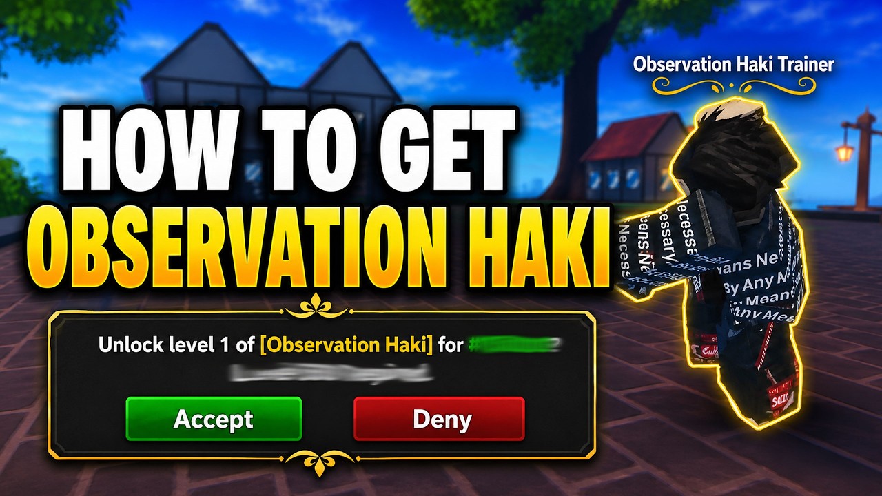How to GET OBSERVATION HAKI in HAZE SEAS Roblox