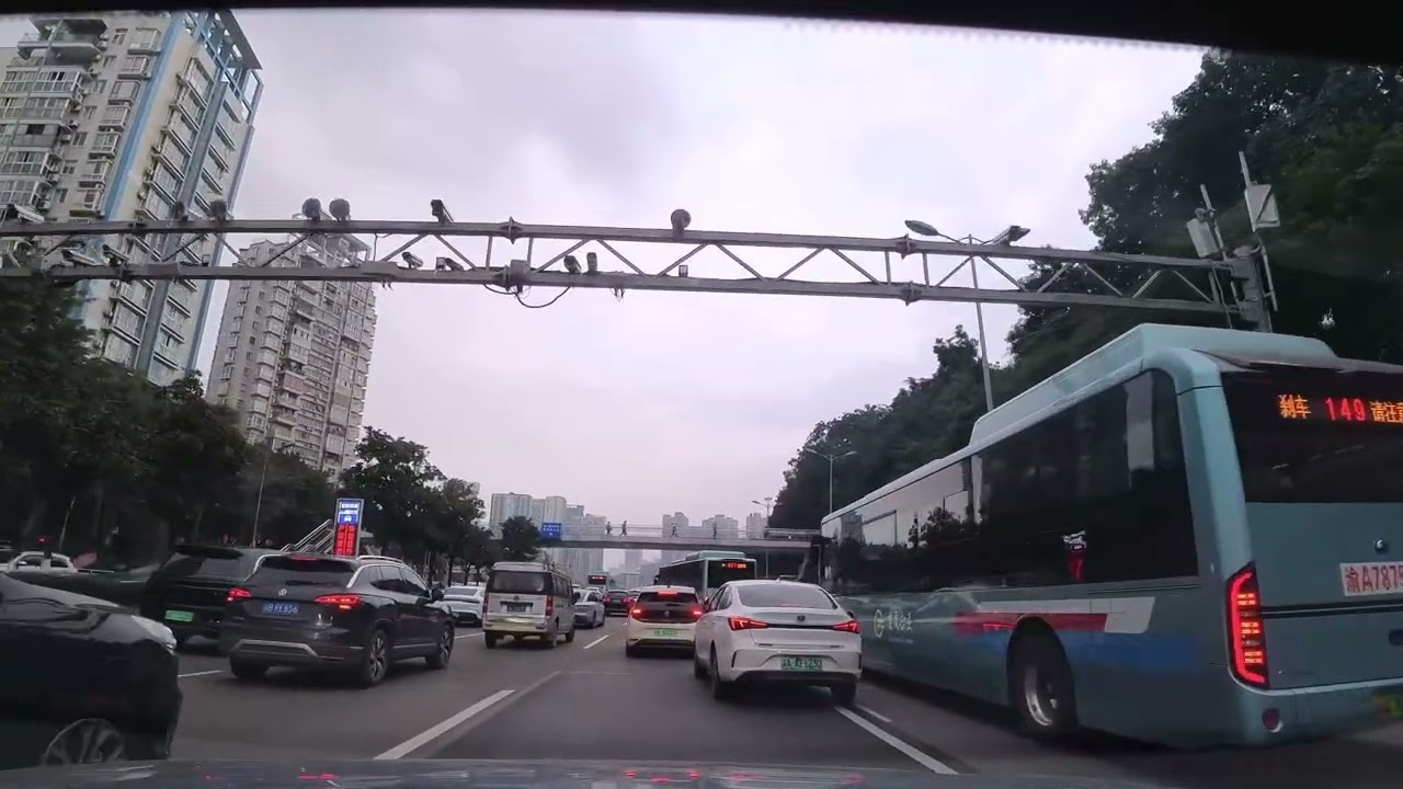 重庆 CHONGQING 市区通勤  #重庆 #重慶 #chongqing #DrivingTour