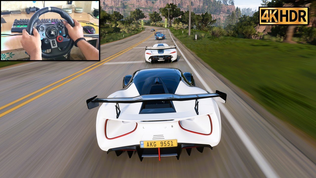 Forza Horizon 5: Lotus Evija vs Supercars | Logitech G29 Gameplay