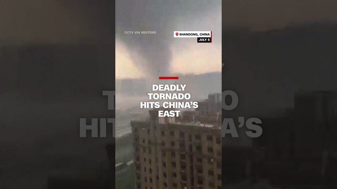 Deadly tornado rips through China's east
