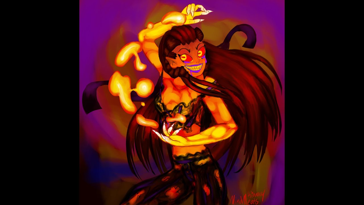 Speed Painting: Wrathia from Ava's Demon Secret Santa Gift
