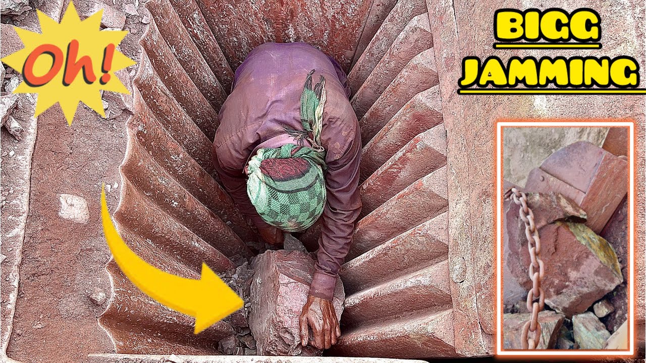GIANT Sand Crushing ASMR How stone crusher works How to crush Rocks Jaw/Rock Crusher#asmrsounds