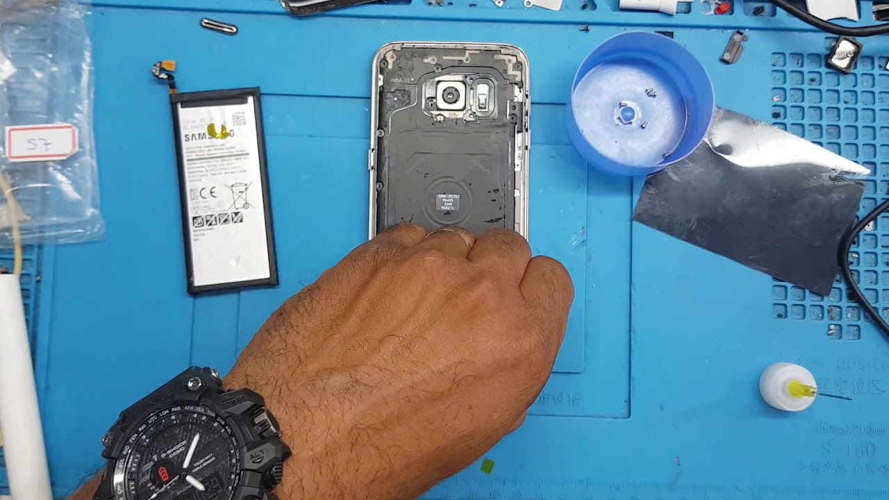 COMO  TROCAR  BATERIA SAMSUNG S7 mod G930.