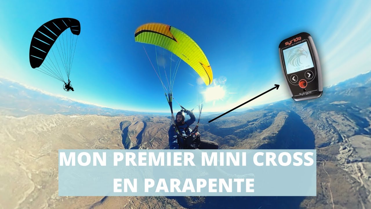 MON PREMIER MINI CROSS EN PARAPENTE ! MON DIEU QUE C'EST BON
