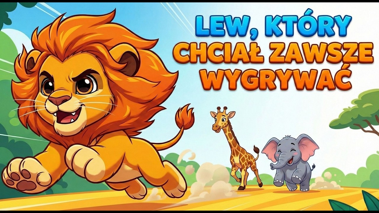 Lew który chciał zawsze wygrywać – Bajka która uczy jak radzić sobie z przegraną?