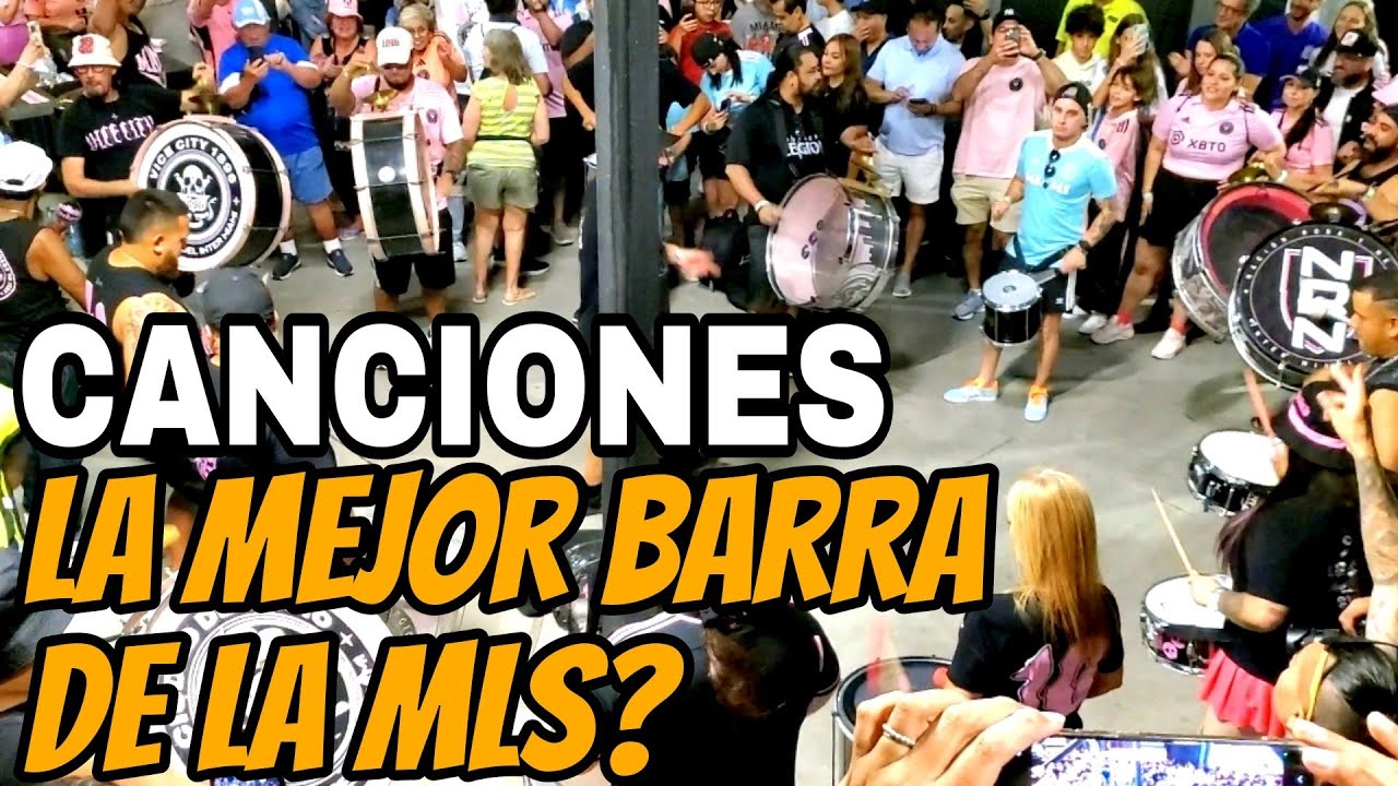 HINCHADA DEL INTER MIAMI Y SUS CANCIONES / BARRA DE MIAMI