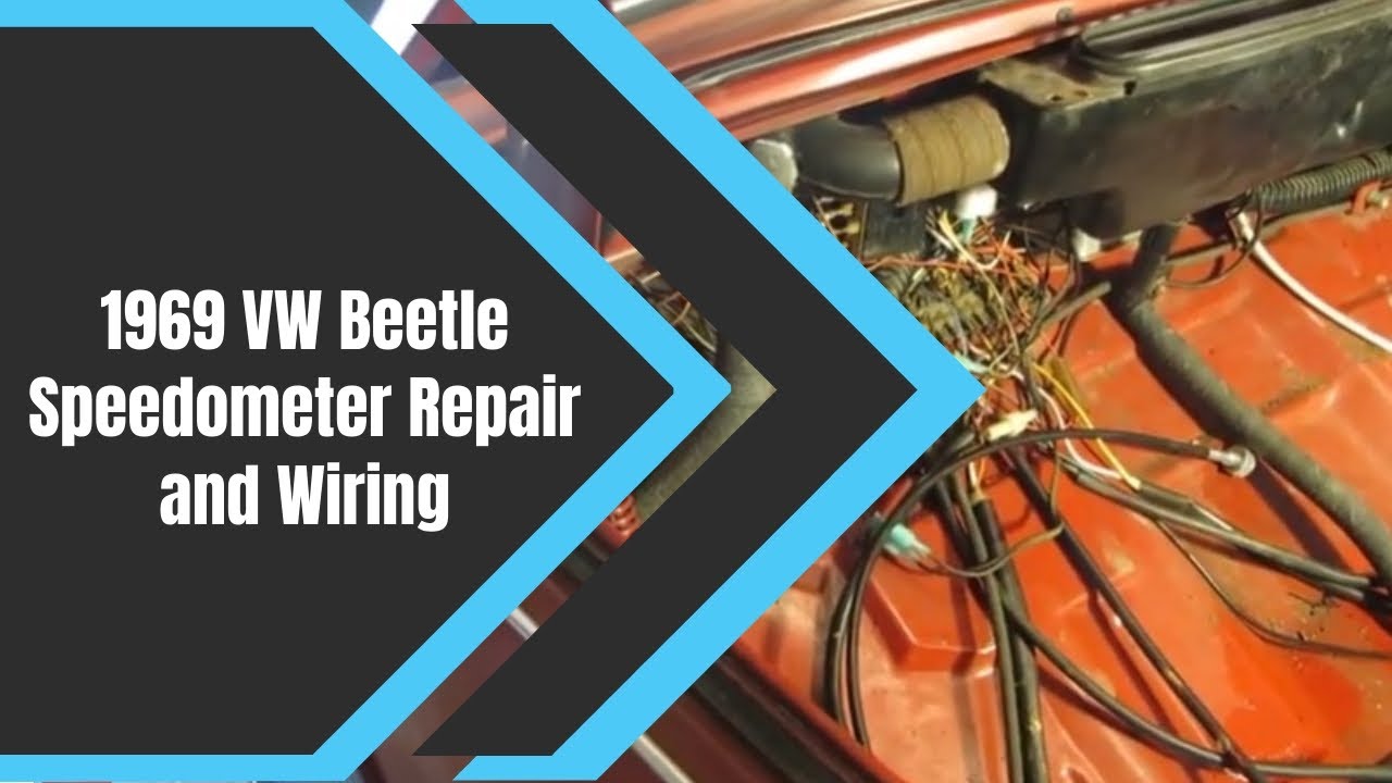 1969 VW Beetle Speedometer Repair and Wiring