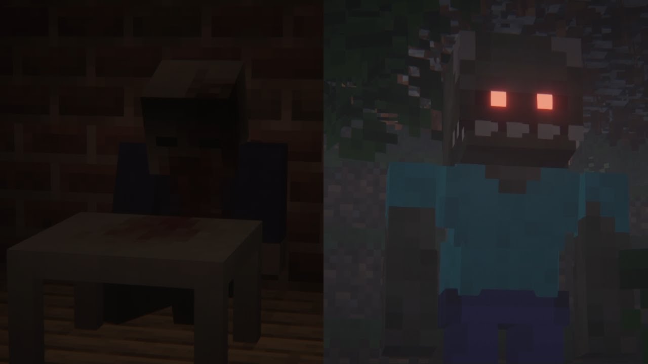 Zombie Apocalypse in an Abandoned Minecraft World