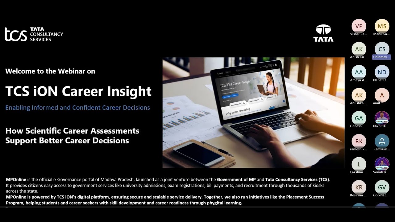 Better Career Decisions Through Scientific Career Assessment  | TCS iON | MPOnline Limited