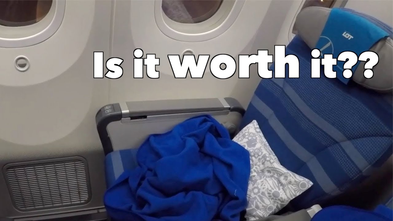 LOT B787-9 Economy Vs. Premium economy || Whats the big difference?