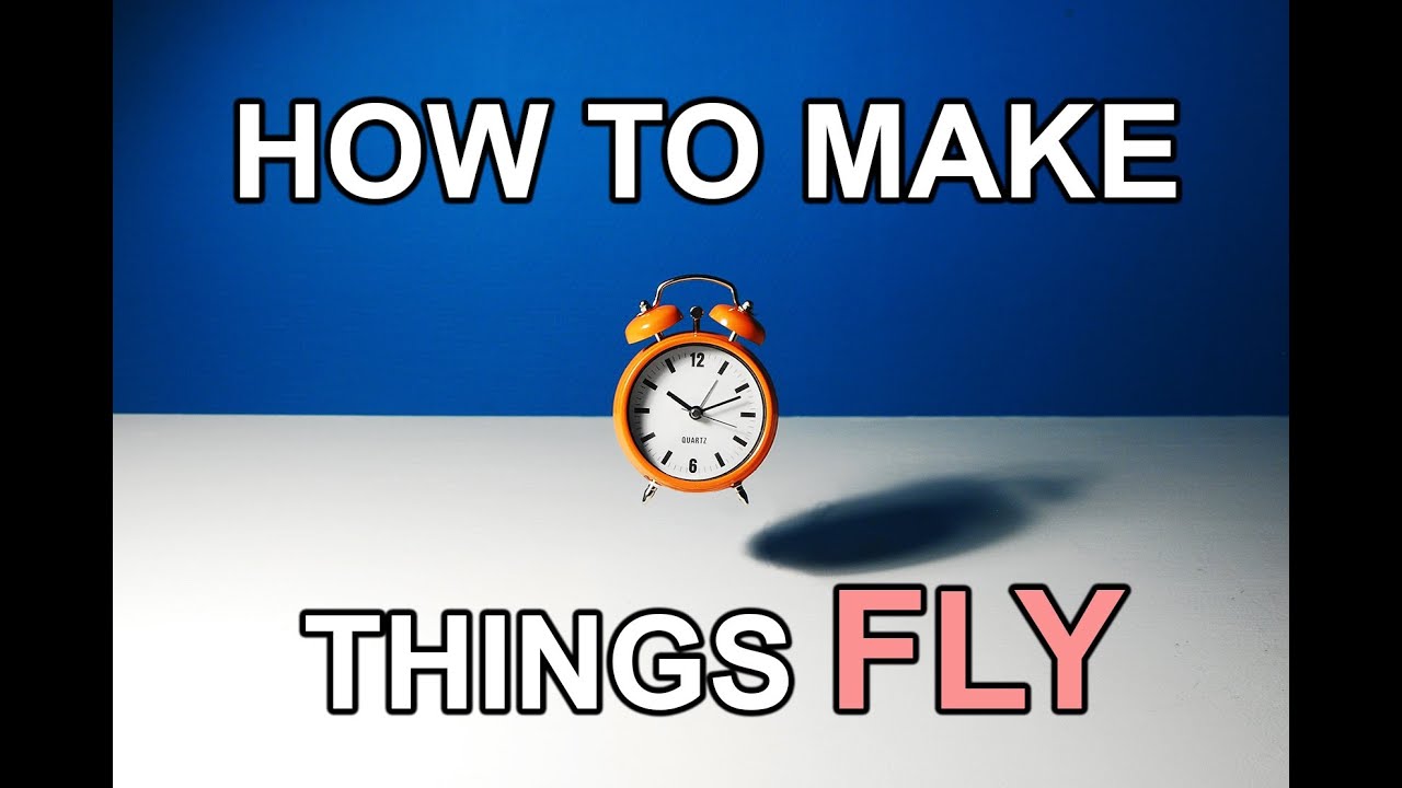Stop Motion Tutorial. How to make things FLY!