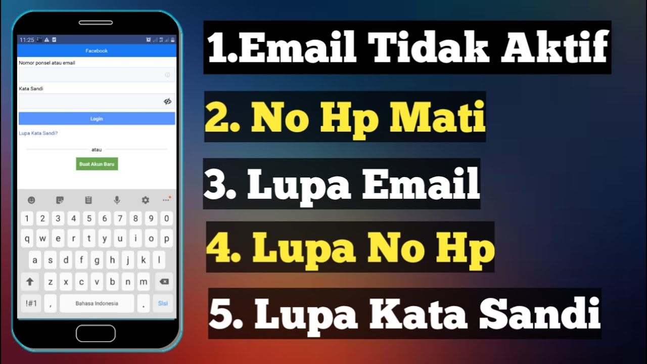Cara Mengatasi Lupa Kata Sandi Facebook Tanpa Email Dan Nomor Hp 2020