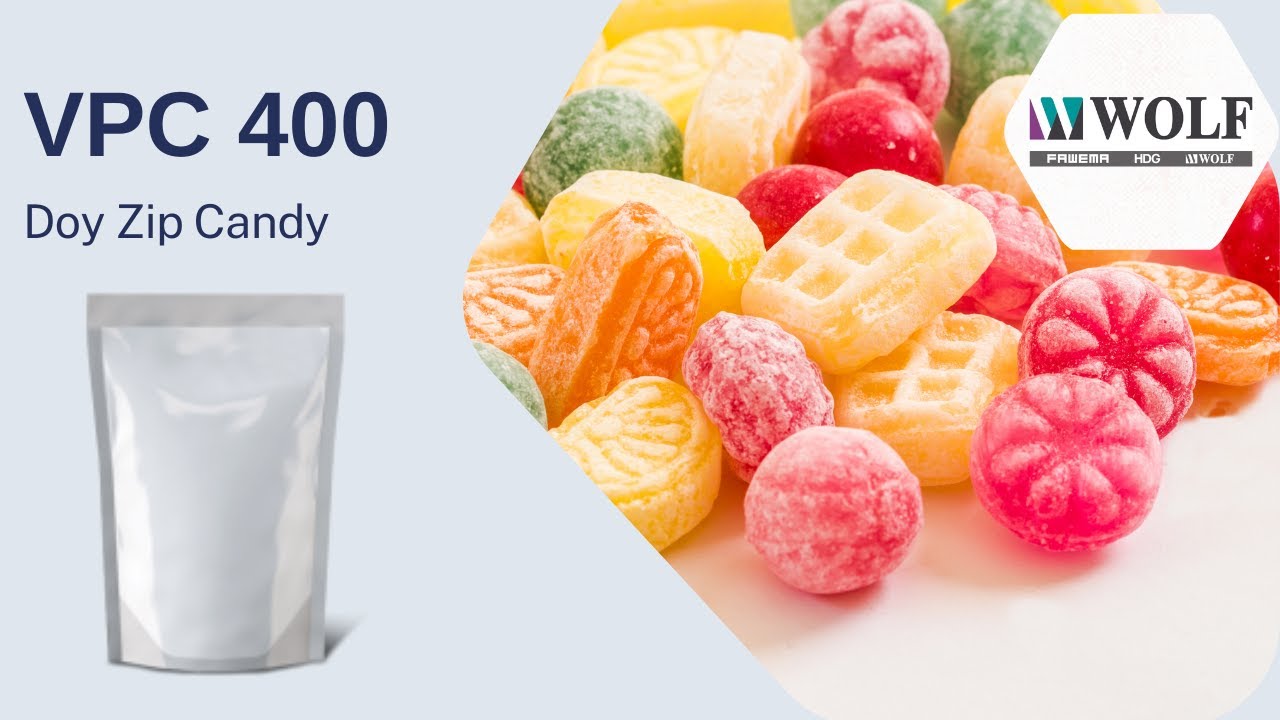 Wolf Packaging Machine VPC 400 Doy Zip Candy