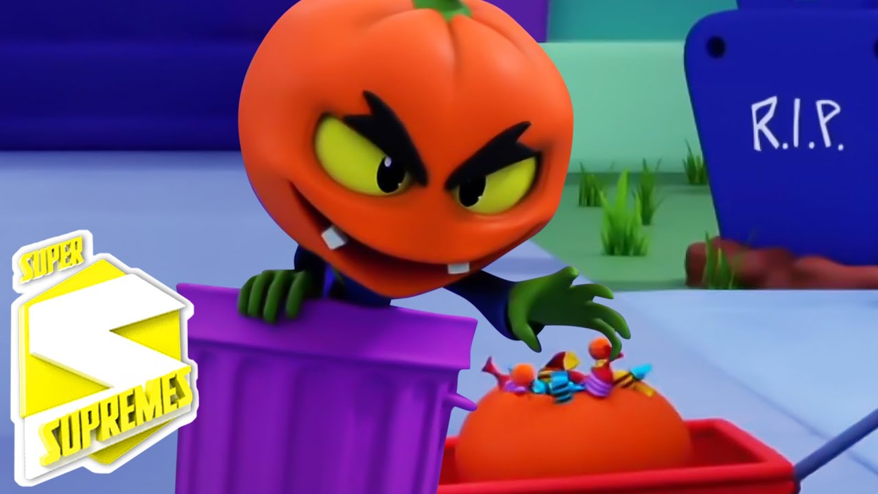 Calabaza aterradora de Halloween 🎃👻 y más canciones de miedo para niños 💀🎶