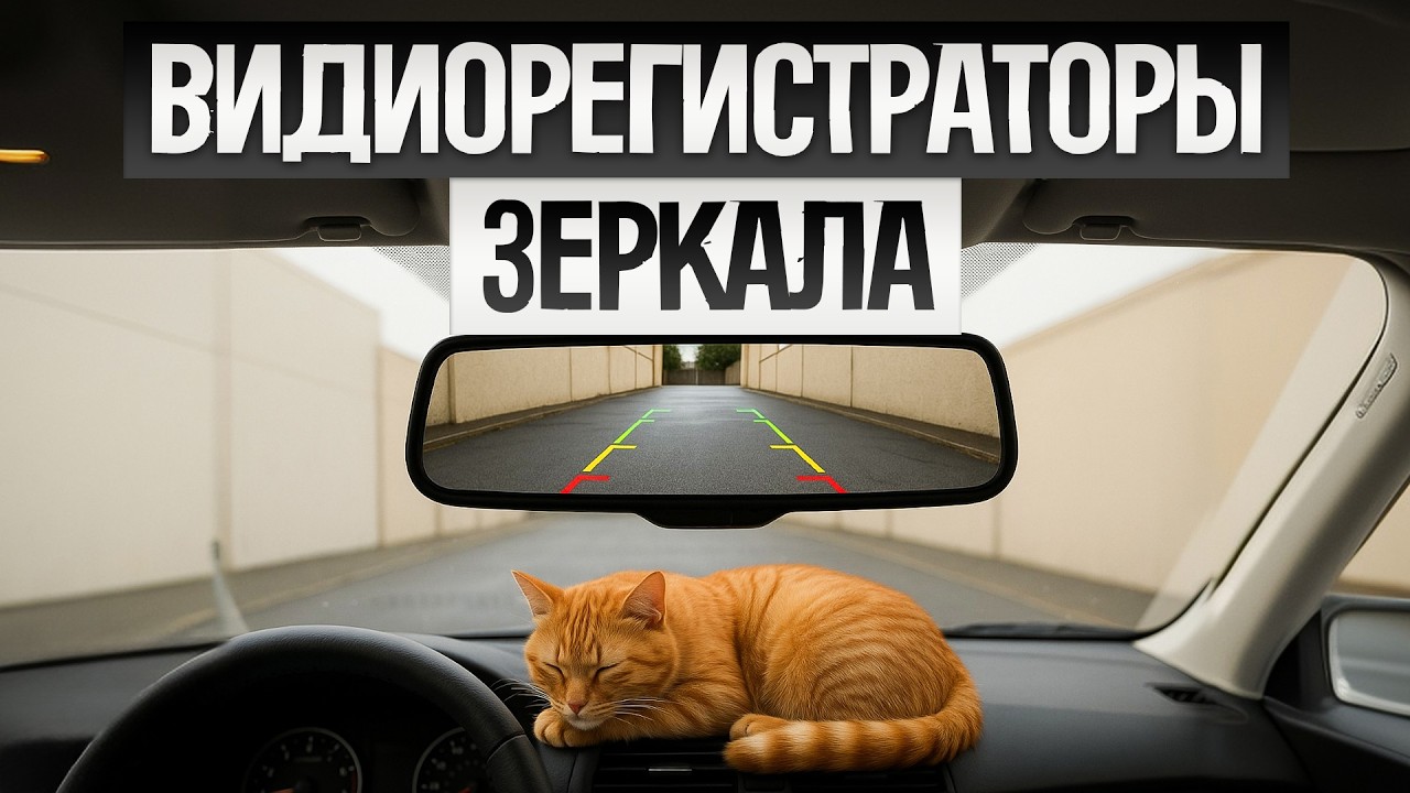 ТОП-5: Лучшие ВИДЕОРЕГИСТРАТОРЫ-ЗЕРКАЛО со 2-ой камерой (2025) || Рейтинг видеорегистраторов-зеркало