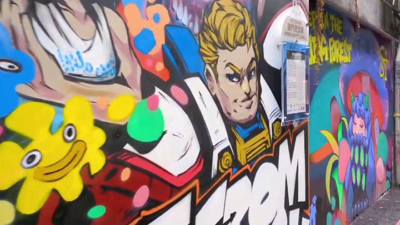 台北的塗鴉街. Graffiti Streets of Taipei.