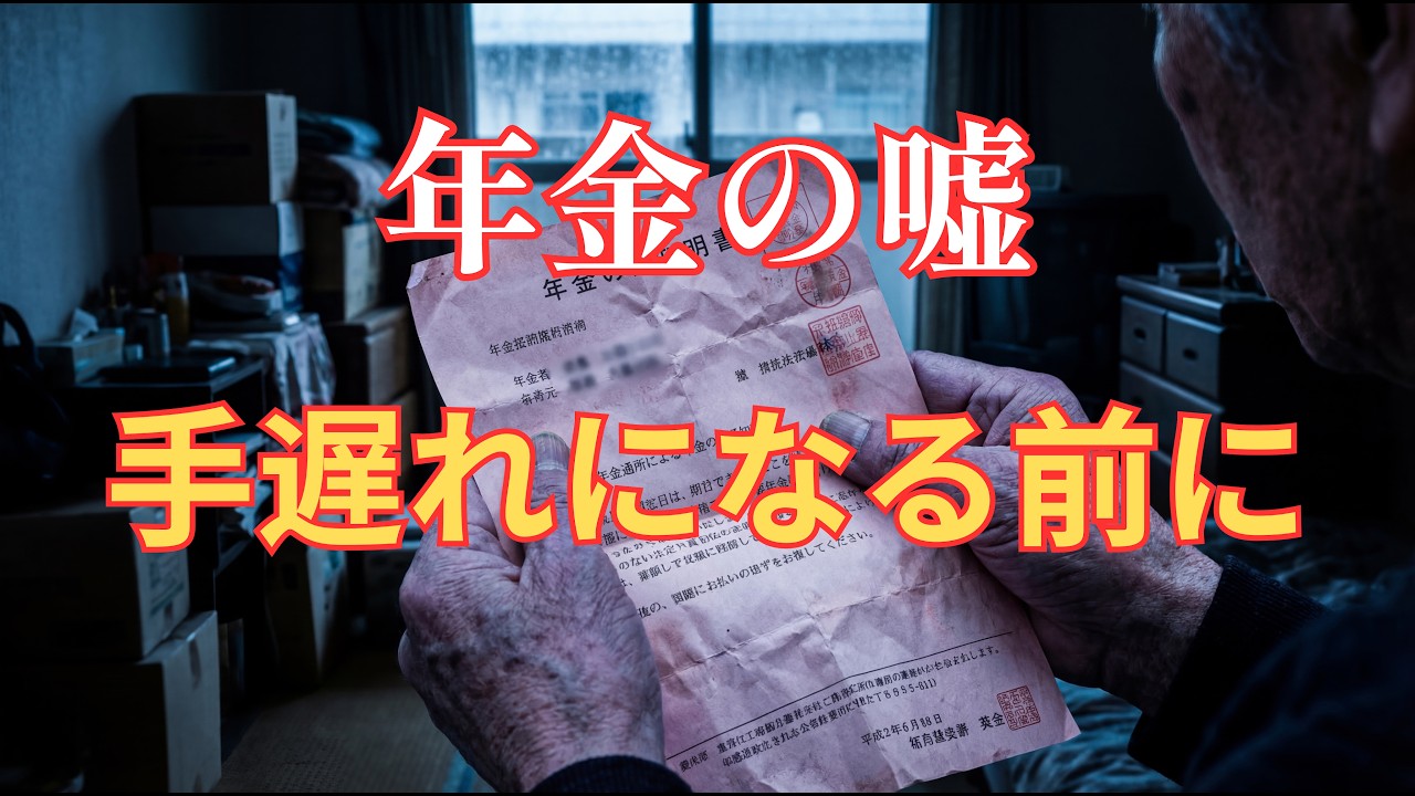 【老後破産の真実】22万円の年金が消える日：あなたの貯金は「幻」ではありませんか？