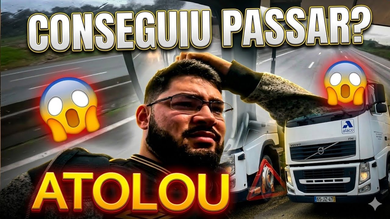 ATOLEI O CAMINH&Atilde;O😱😱|| MOTORISTA AOS 21 EM PORTUGAL