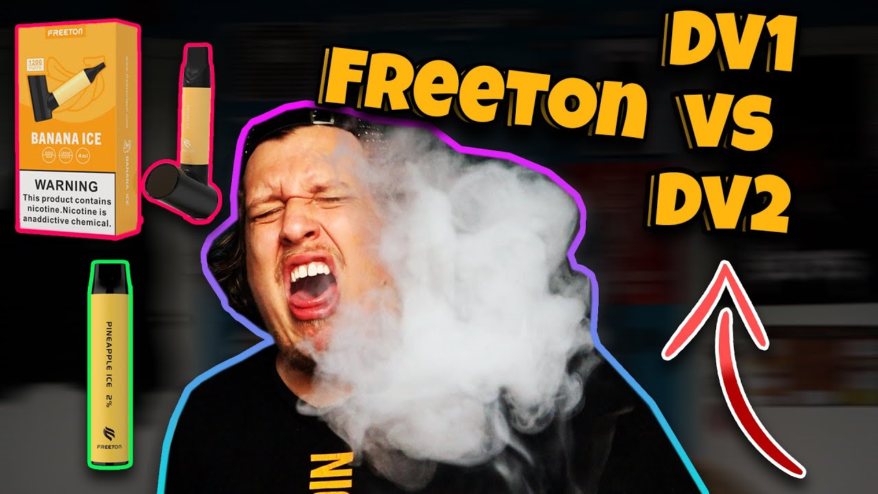 Freeton DV1 Disposable Vape vs Freeton DV2 Review