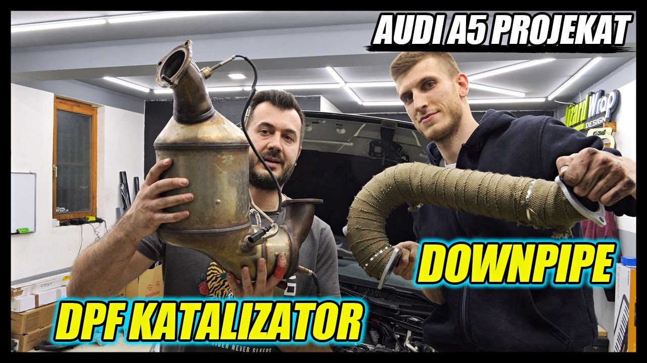 ISČUPAO SAM DPF FILTER IZ AUDIJA I UGRADIO DOWNPIPE - TDI PRODISAO...